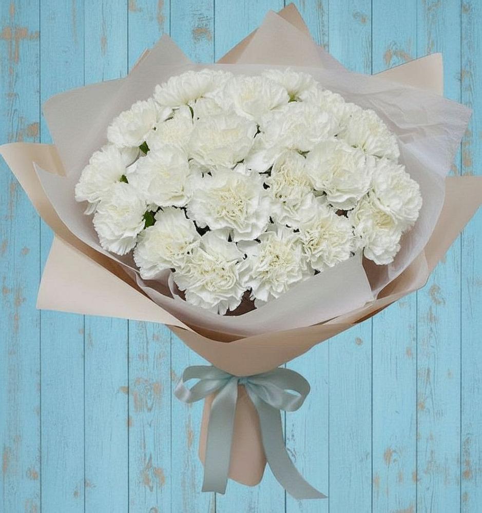 Букет цветов из: Гвоздики в Мещовске