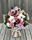 Букет цветов из: Альстромерии, Гвоздики, Розы и Хризантемы в Мещовске