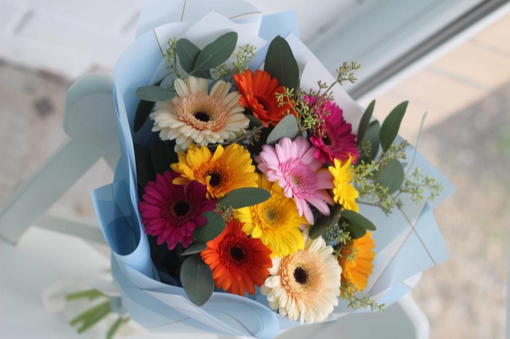 Букет цветов из: Герберы в Мещовске