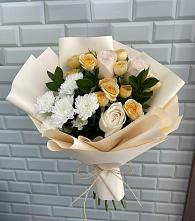 Букет цветов из:  Розы и Хризантемы #REPLACE_PRED# Мещовске