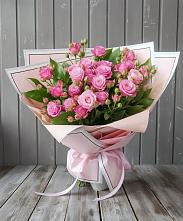 Букет Розовый кустик в Мещовске