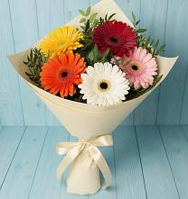 Букет цветов из:  Герберы в Мещовске