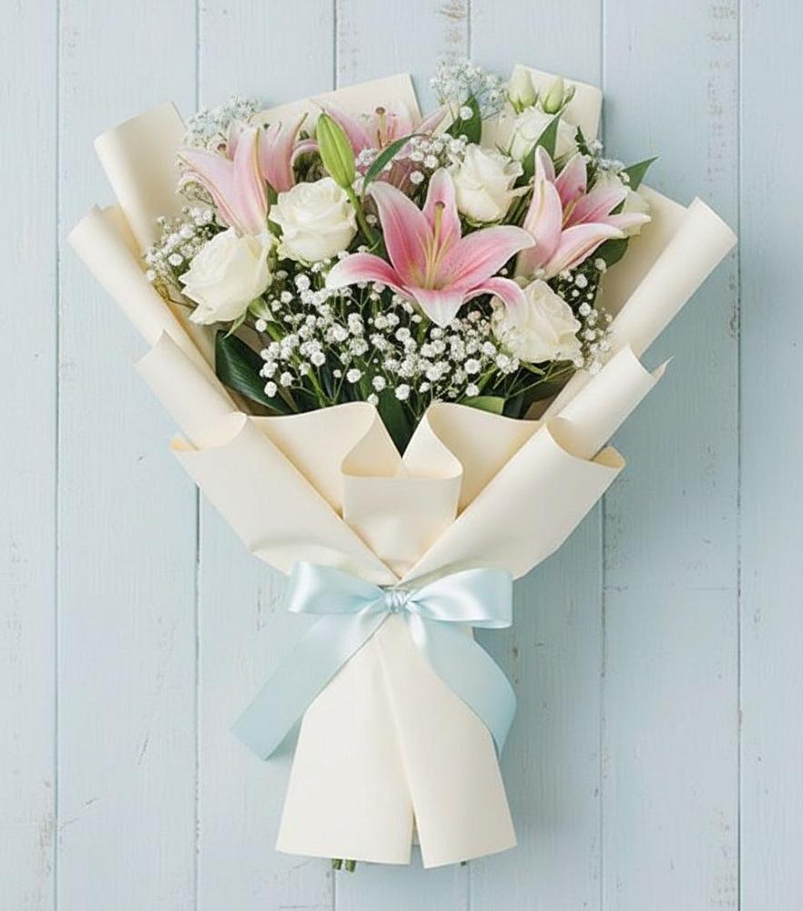 Букет цветов из: Лилии в Мещовске