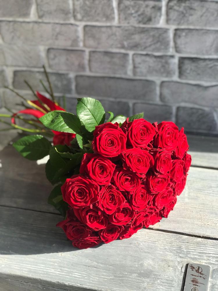 Букет Красные розы Фридом в Мещовске