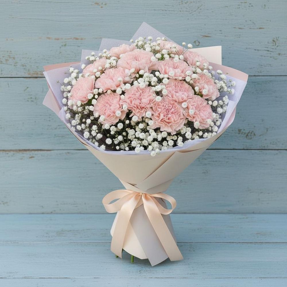 Букет цветов из: Гвоздики в Мещовске