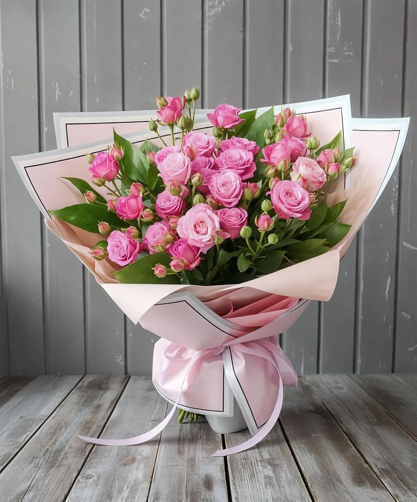 Букет Розовый кустик в Мещовске