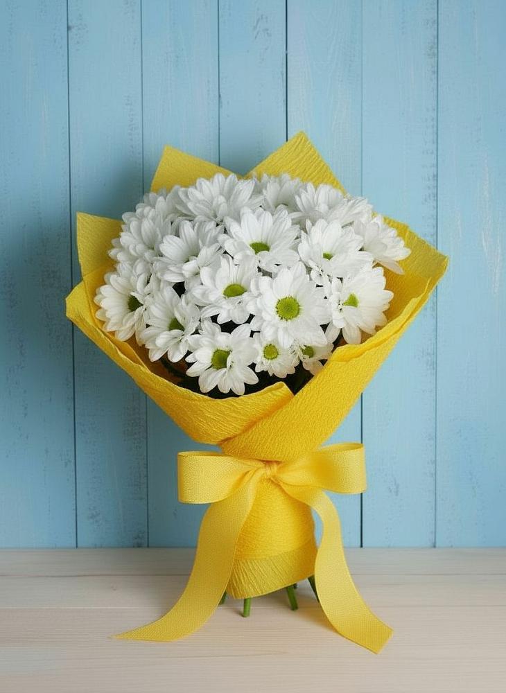 Букет цветов из: Хризантемы в Мещовске