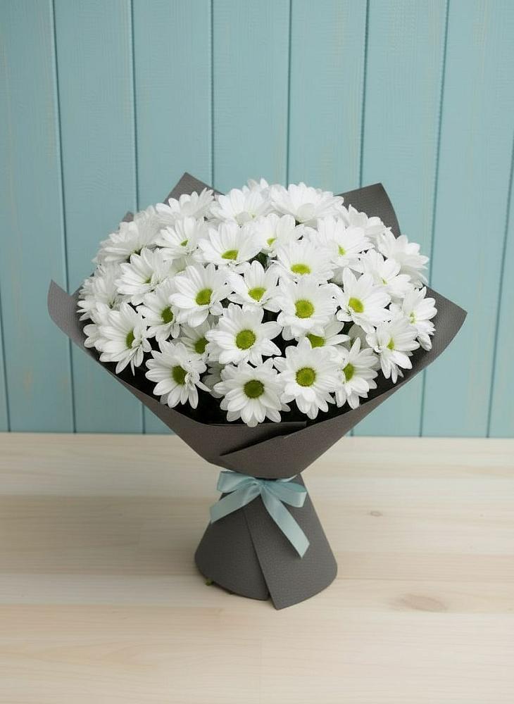 Букет цветов из: Хризантемы в Мещовске