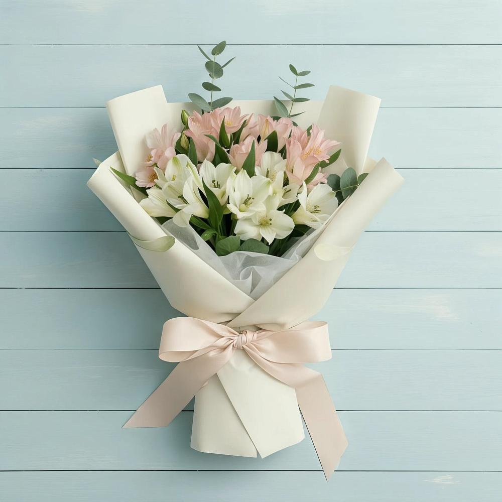 Букет цветов из: Альстромерии в Мещовске