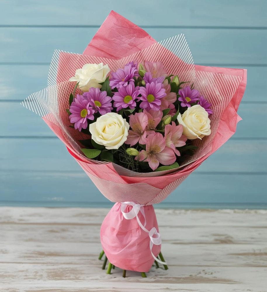 Букет цветов из: Герберы в Мещовске